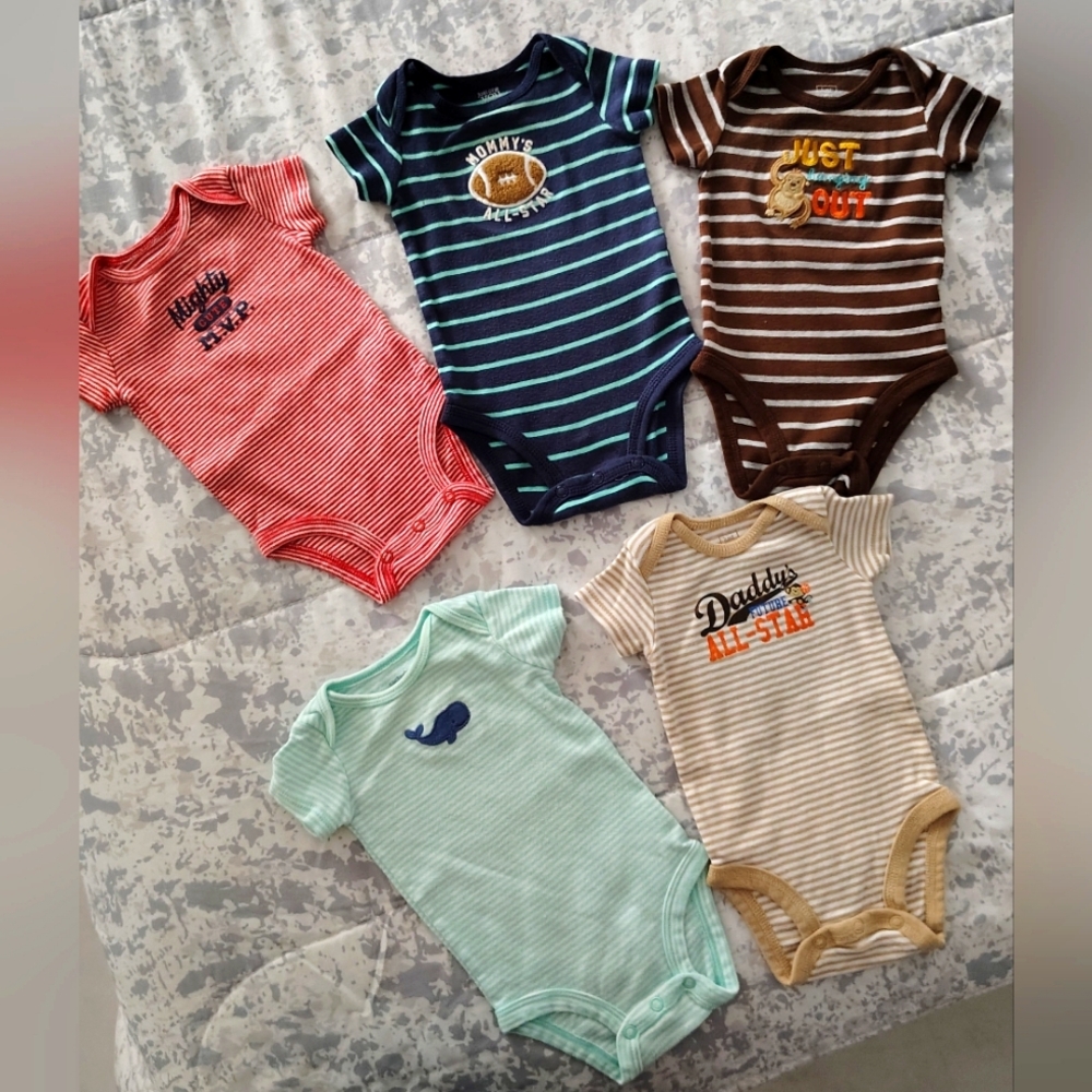 Striped Kids One Piece Set - Multicolor